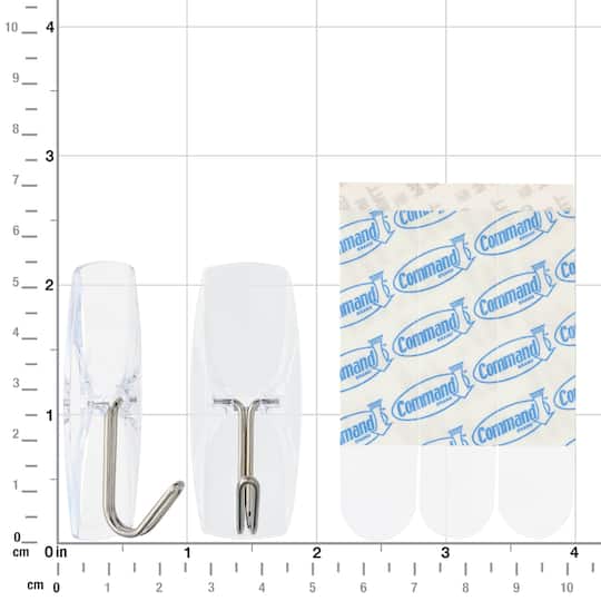 Command™ Clear Medium Wire Hooks